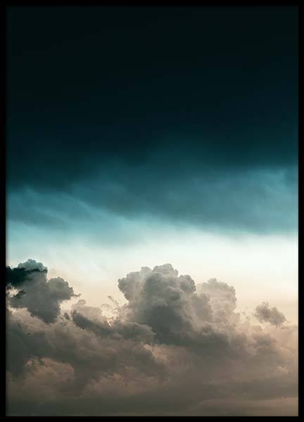 Sunset Storm Poster no grupo Posters  / Natureza / Céus em Desenio AB (10084)
