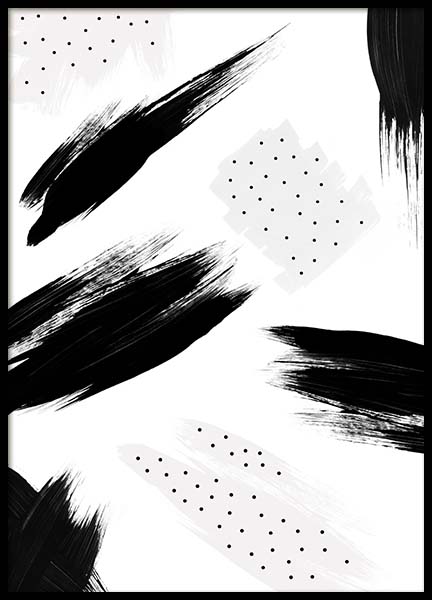 Noir Et Blanc Poster no grupo Posters  / Arte em Desenio AB (10151)