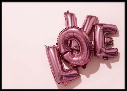 Love Balloons Poster no grupo Posters  / Arte fotogr�fica em Desenio AB (10348)