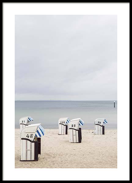 Timmendorf Beach Poster no grupo Posters  / Natureza em Desenio AB (10468)