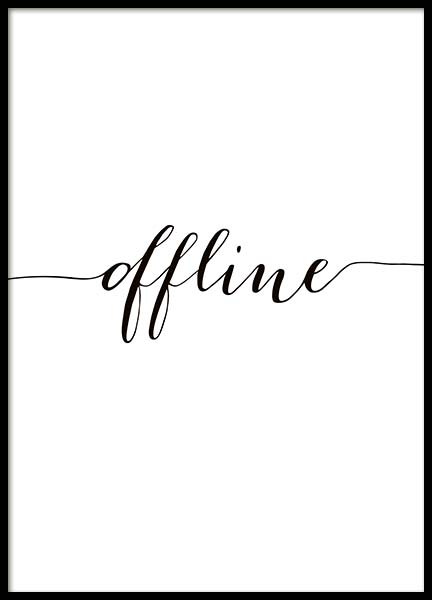 Offline Poster no grupo Posters  / Posters com texto em Desenio AB (10509)