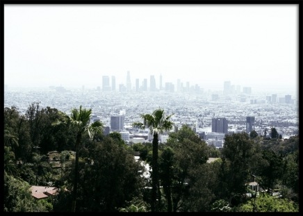 Skyline of Los Angeles Poster no grupo Studio Collections / Studio Coast to Coast em Desenio AB (10787)