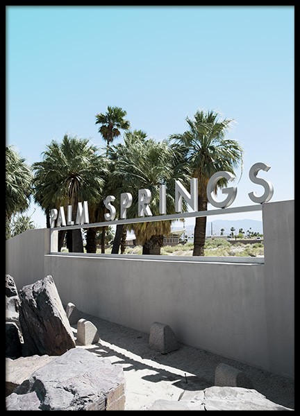 Palm Springs Poster no grupo Studio Collections / Studio Coast to Coast em Desenio AB (10788)