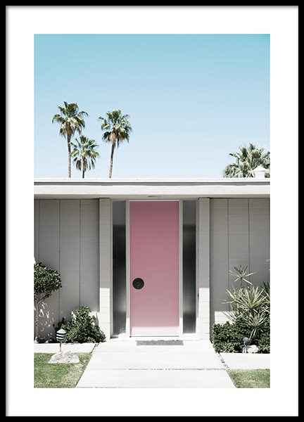 Palm Springs Door Poster no grupo Studio Collections / Studio Coast to Coast em Desenio AB (10793)