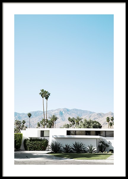 Palm Springs Modernism Poster no grupo Studio Collections / Studio Coast to Coast / Palm Springs em Desenio AB (10796)