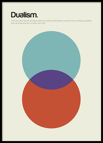Dualism Poster no grupo Posters  / Graficamente em Desenio AB (11088)
