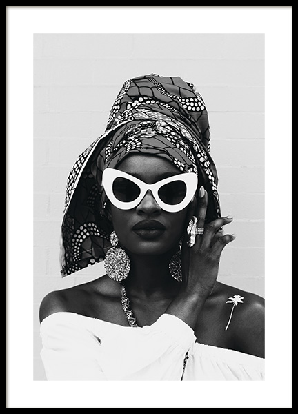 White Sunglasses Poster no grupo Posters  / Moda em Desenio AB (11143)