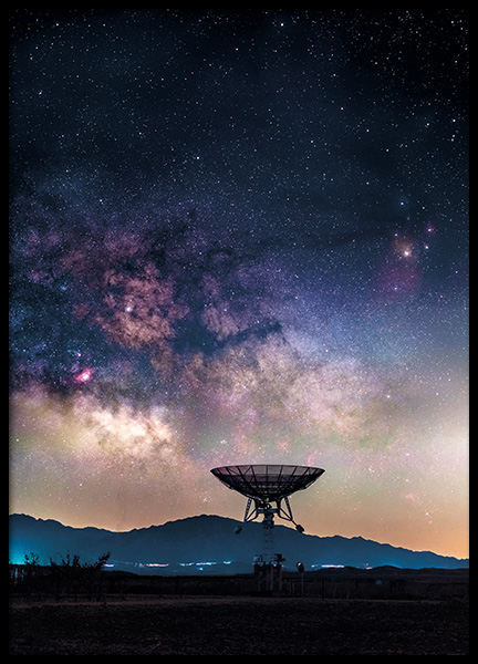 Radio Telescope Poster no grupo Posters  / Natureza / Céus em Desenio AB (11168)