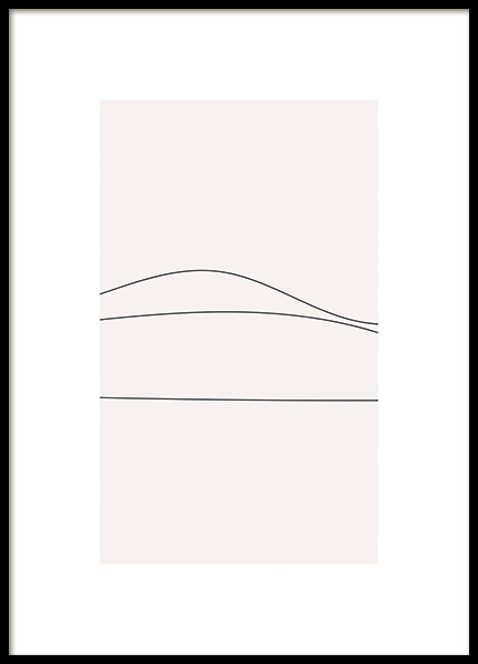 Linee No2 Poster no grupo Posters  / Ilustra��es em Desenio AB (11227)