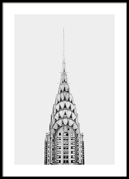 Chrysler Building Poster no grupo Studio Collections / Studio Cosmopolitan em Desenio AB (11306)