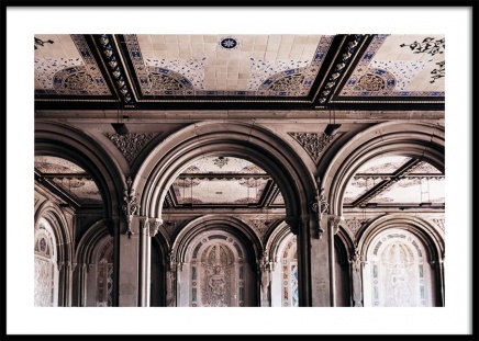 Bethesda Terrace Arcade Poster no grupo Studio Collections / Studio Cosmopolitan em Desenio AB (11312)