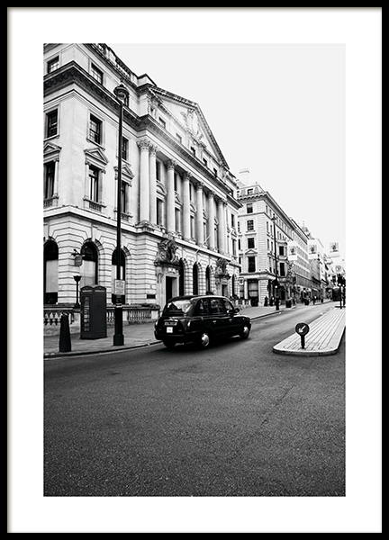 London Taxi Poster no grupo Studio Collections / Studio Cosmopolitan em Desenio AB (11363)