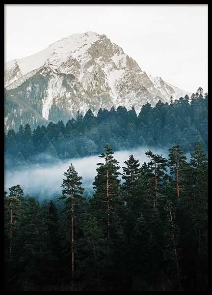 Mountain and Forest Poster no grupo Posters  / Natureza em Desenio AB (11634)