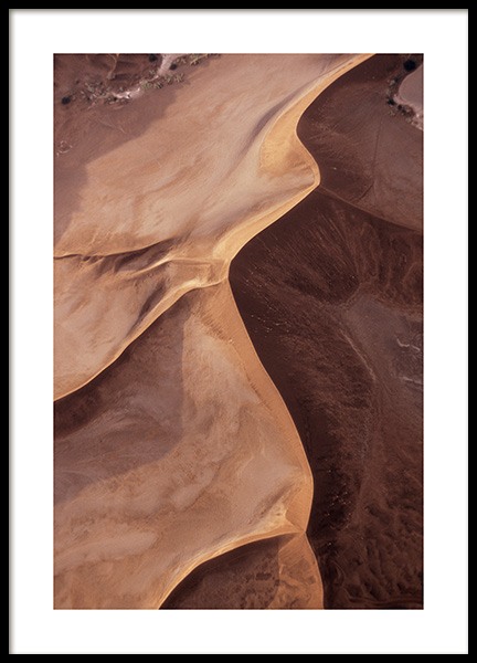 Sand Formations Poster no grupo Posters  / Natureza / Desertos em Desenio AB (12399)