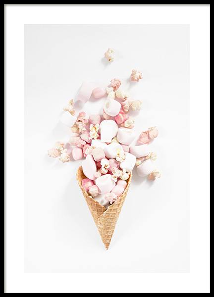Candy Cone Poster no grupo Posters  / Pinturas de cozinha em Desenio AB (12708)