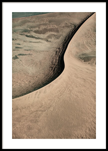 Abstract Sand Dune Poster no grupo Posters  / Natureza / Desertos em Desenio AB (13161)