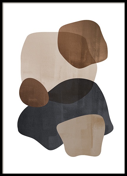 Abstract Blocks No2 Poster no grupo Posters  / Graficamente em Desenio AB (13808)