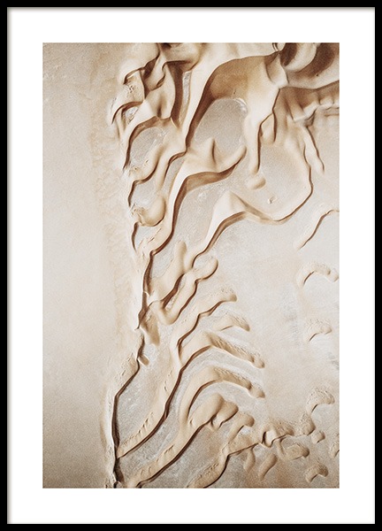 Curvy Desert Dunes Poster no grupo Posters  / Natureza / Desertos em Desenio AB (13833)
