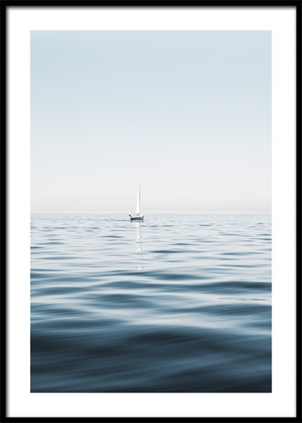 Sails On The Surface Poster no grupo Posters  / Natureza / Céus em Desenio AB (14825)