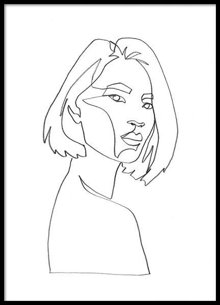 Gaze 469 Poster no grupo Posters  / Ilustra��es em Desenio AB (2151)