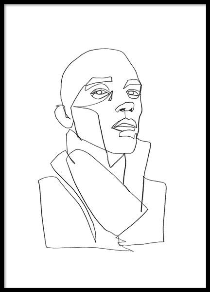 Gaze 189 Poster no grupo Posters  / Ilustra��es em Desenio AB (2155)