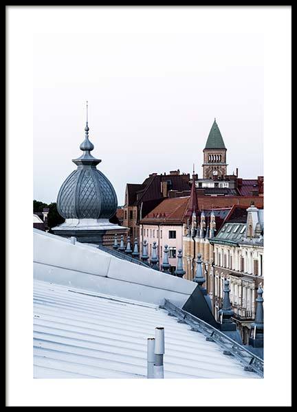 Gothenburg Rooftops Poster no grupo Posters  / Arte fotogr�fica em Desenio AB (2746)