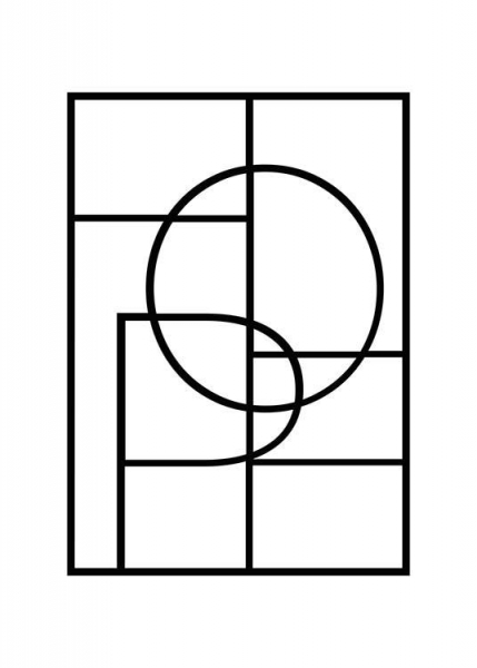 Hope Square B&W Poster no grupo Posters  / Posters com texto em Desenio AB (2842)