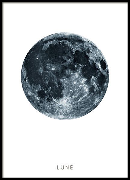 Ilustra��es e cartazes a preto e branco com desenhos da lua