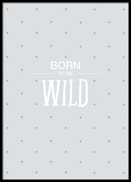 Wild Blue Poster no grupo Posters  / Cartazes para crian�as em Desenio AB (8284)