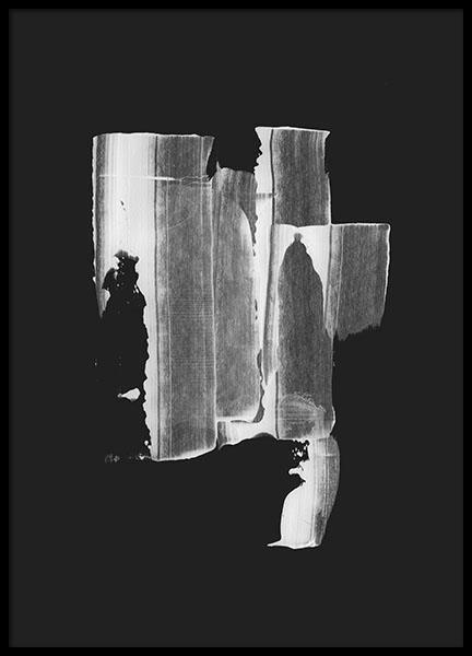 White Stroke Poster no grupo Posters  / Arte em Desenio AB (8606)