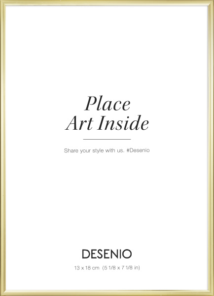 Moldura em dourado, 13x18