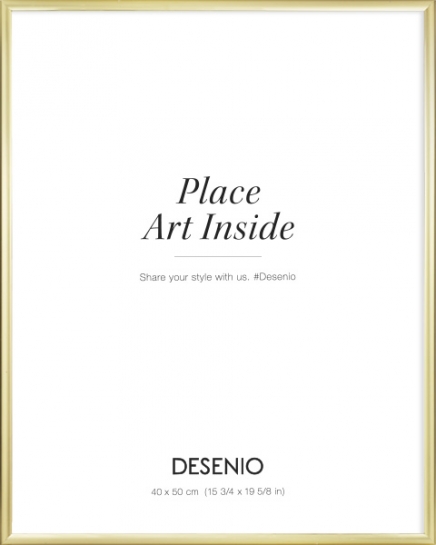 Moldura em dourado, 40x50