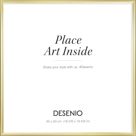 Moldura em dourado, 50x50