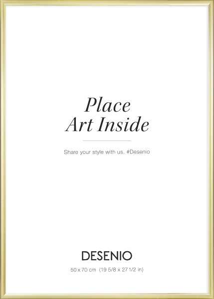 Moldura em dourado, 50x70