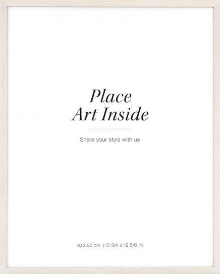 Moldura para quadros em madeira clara, 40x50