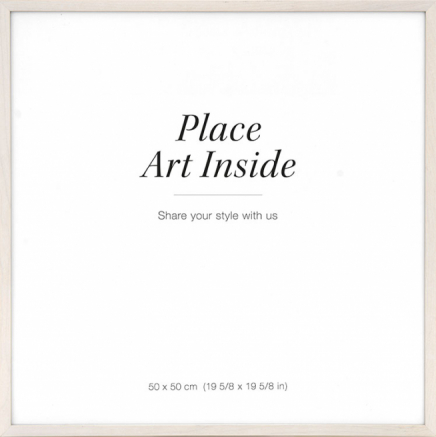 Moldura para quadros em madeira clara, 50x50