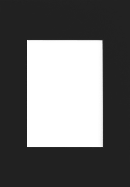 Passepartout preto, 21x30