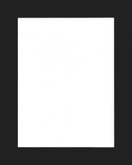 Passepartout preto, 40x50