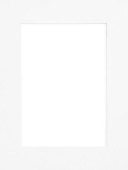 Passepartout branco, 30x40