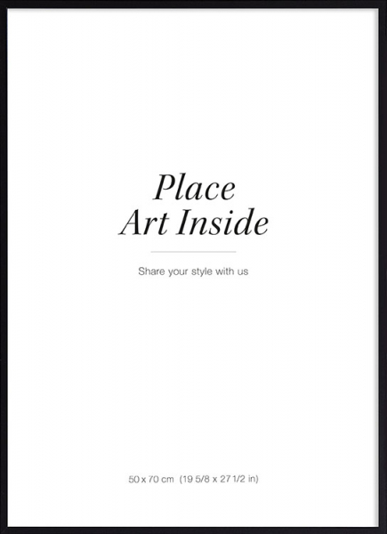 Moldura em preto, 50x70