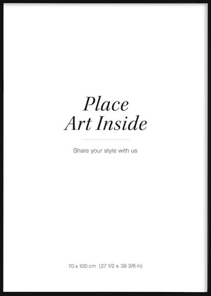 Moldura em preto, 70x100