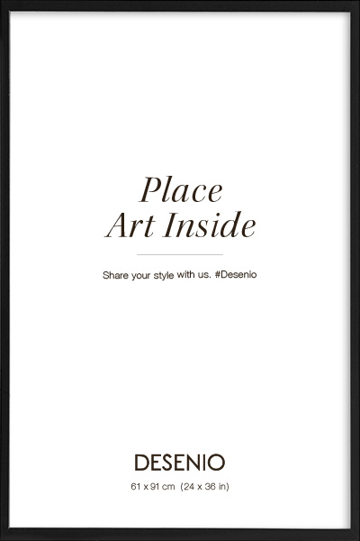 Moldura em preto, 61x91 no grupo Molduras em Desenio AB (AASP50107)