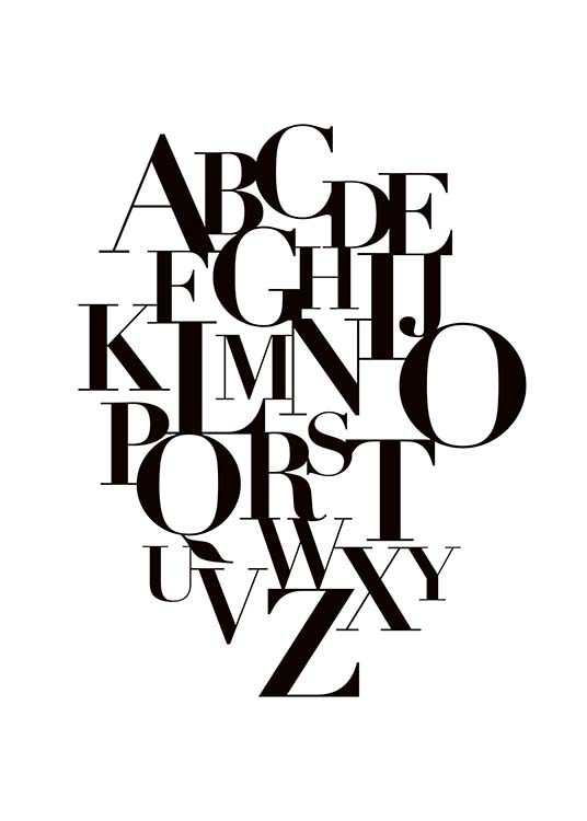 Alphabet Poster