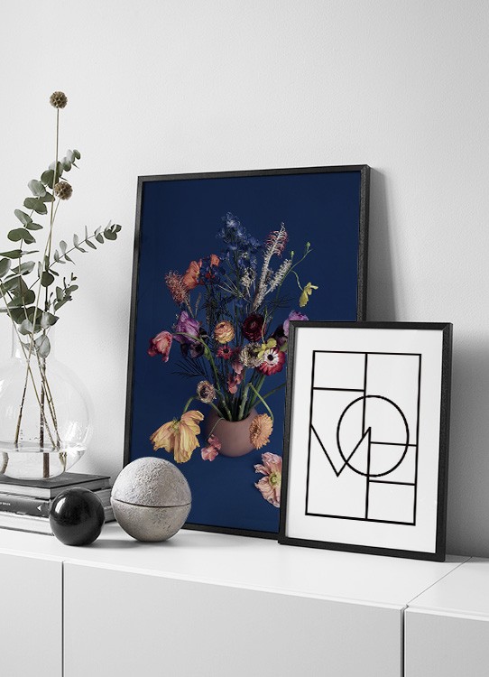 Home Square Poster / Tipografia em Desenio AB (10020)