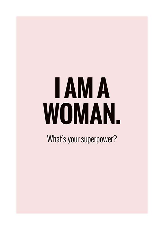 I'm a Woman Poster