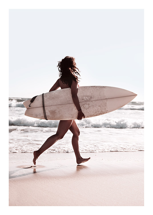 Surf The Waves Poster / Arte fotográfica em Desenio AB (10172)