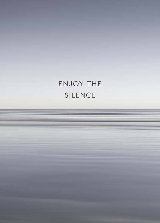 Enjoy The Silence Poster / Natureza em Desenio AB (10300)