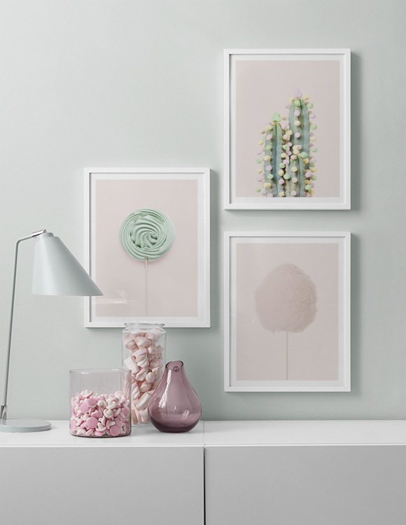 Candy Cactus Poster / Cartazes para crianças em Desenio AB (10340)