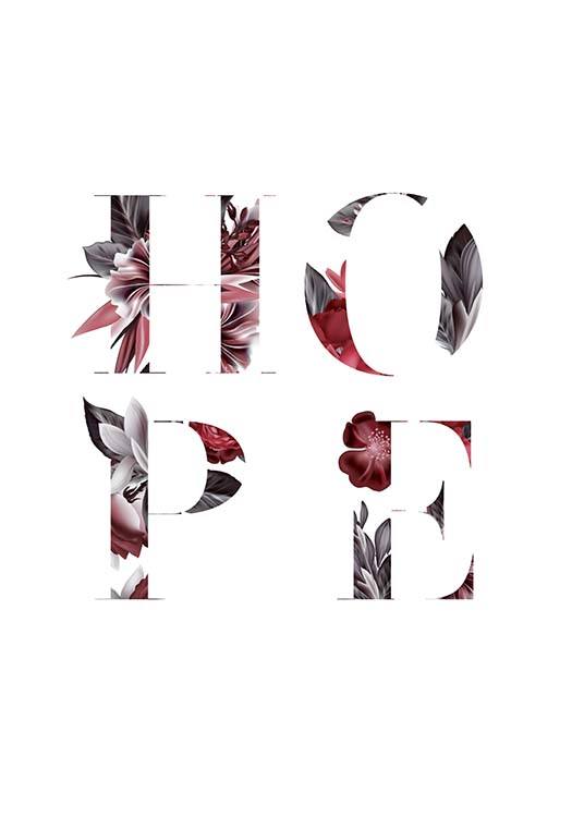Floral Hope Poster