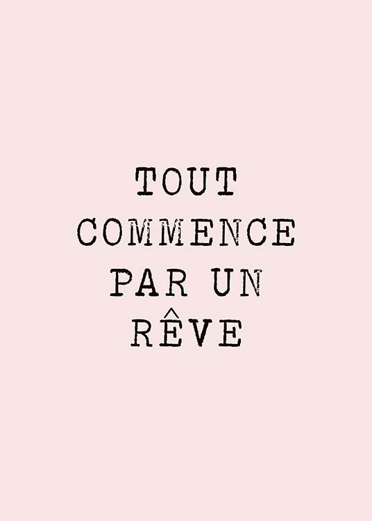 Tout Commence Poster